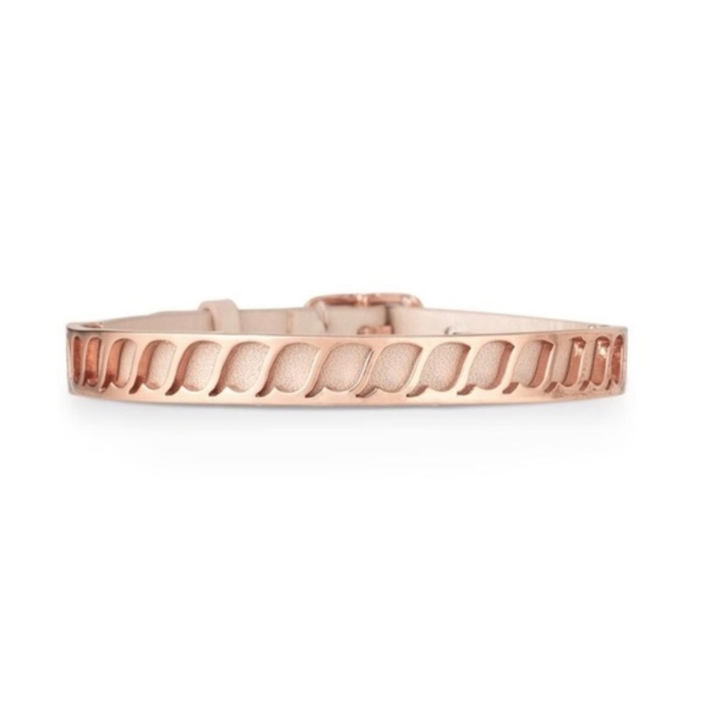 Stella & Dot | Dainty Rose Gold Bracelet Leather Inspire Bracelet - Picture 2 of 6